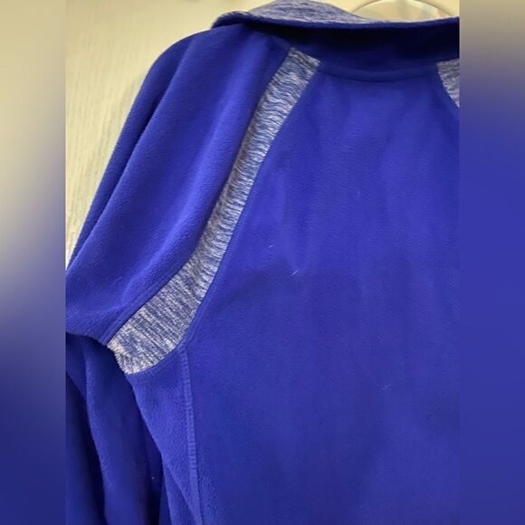 SO Perfectly Soft Perfectly You 1/4 zip fleece pullover Large blue - Picture 9 of 11